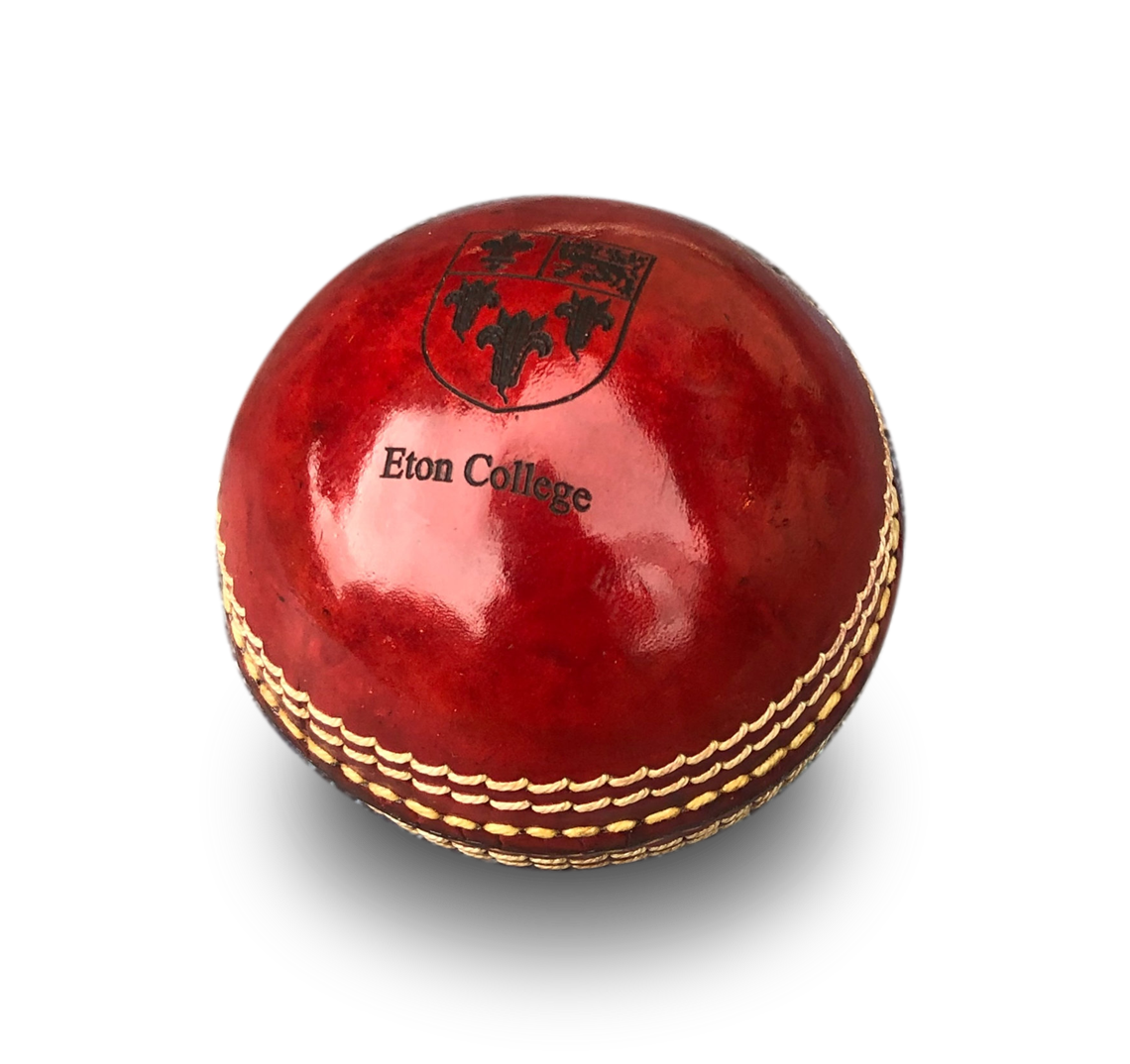 Show details for Cricket Ball with Eton College Crest