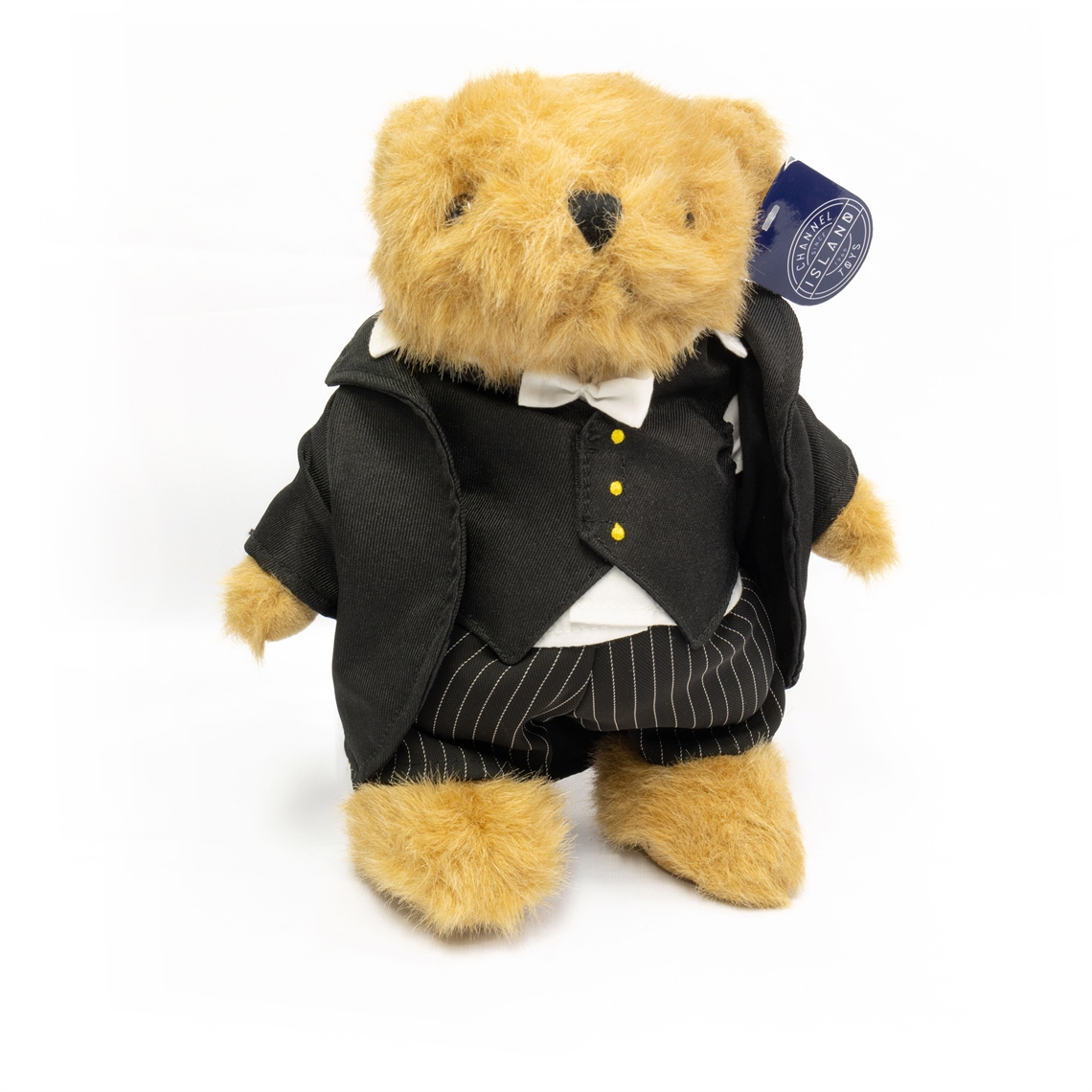 Show details for Large Teddy Bear in Eton Uniform-Tails