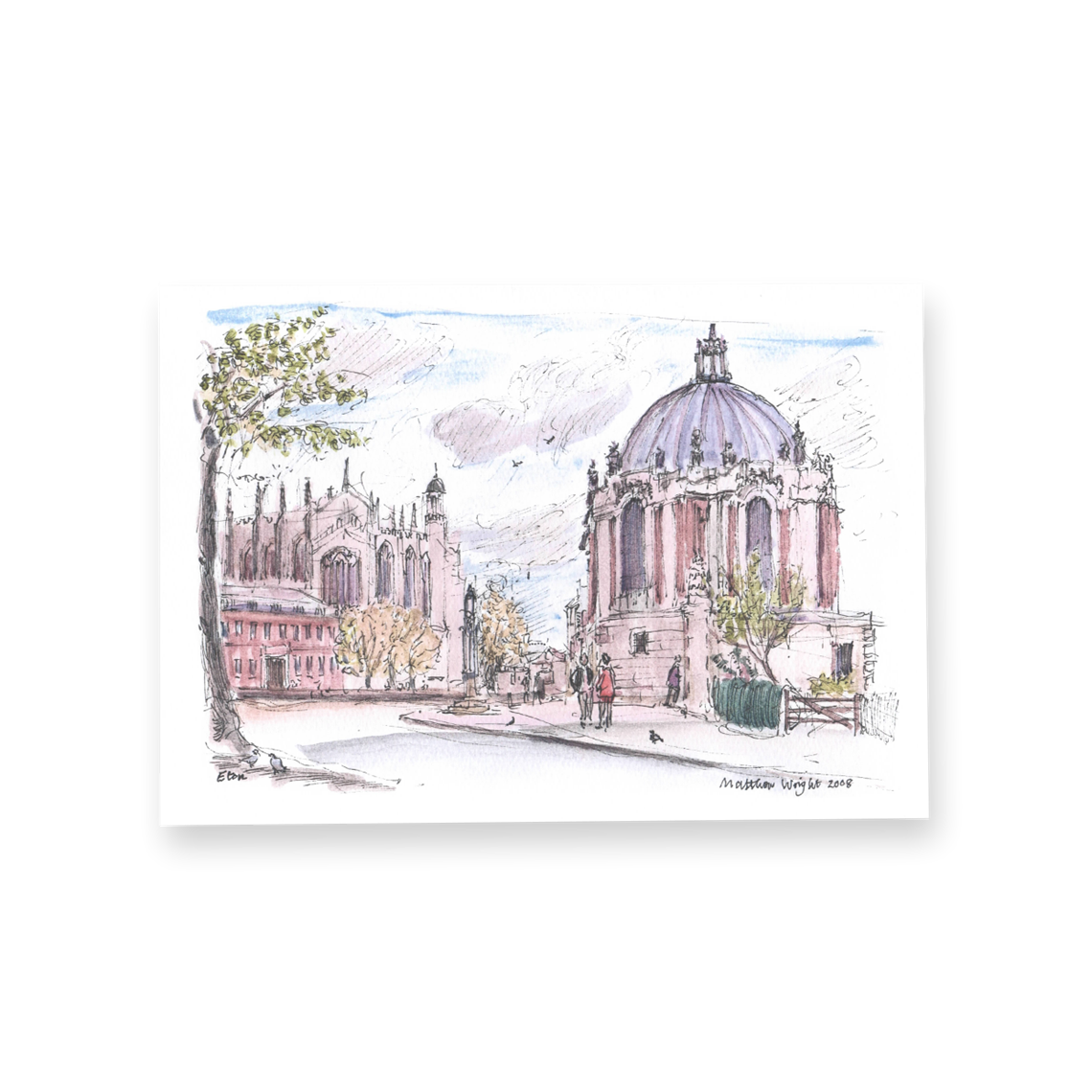 Show details for A4 Print School Library and Eton College Chapel