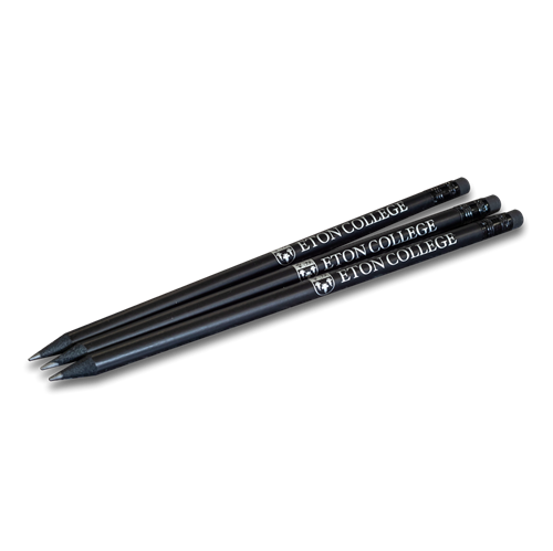 Show details for Eton College Black Pencils with Black Eraser