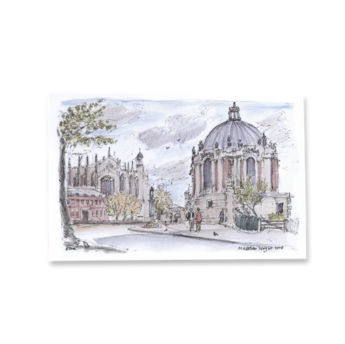 Show details for School Library and Eton College Chapel Notelet