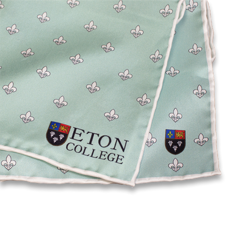 Show details for Eton College Silk Pocket Square