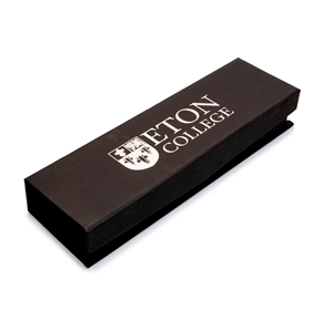 Show details for Matt Eton College Crest Ball Point Pen in Black Display Box
