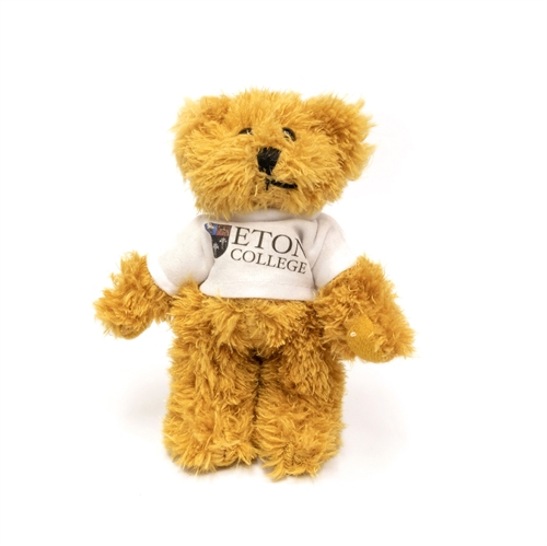 Show details for Small Teddy Bear in White Eton College T shirts