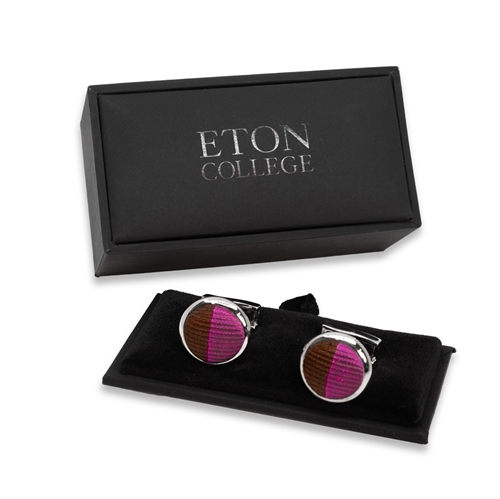 Show details for Mustians Silk Woven Cufflinks