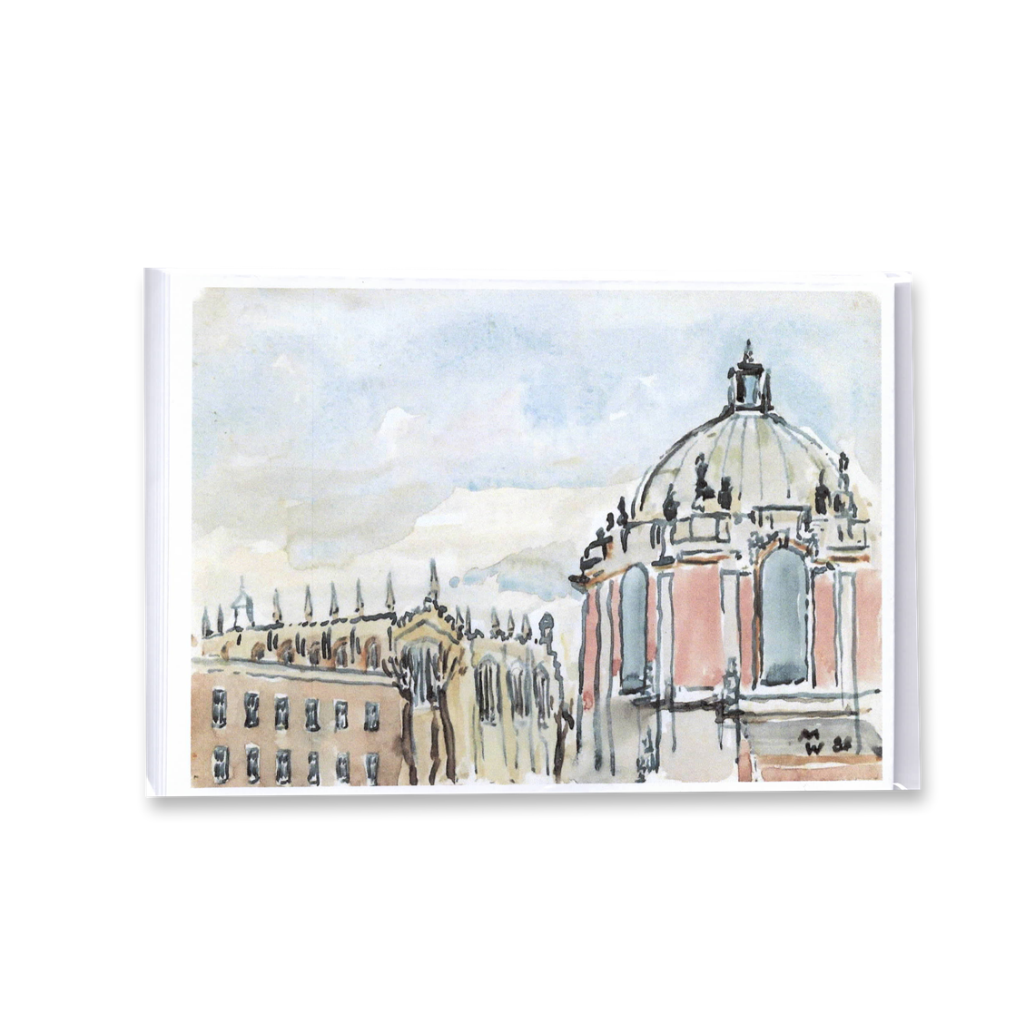 Show details for School Library and Eton College Chapel Watercolour Notelet