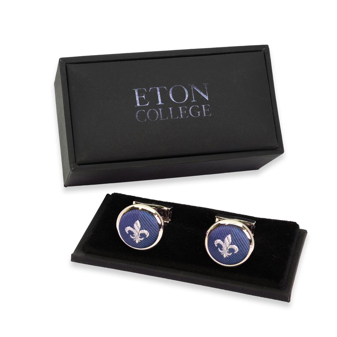 Show details for College Silk Woven Cufflinks