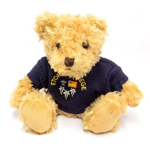 Show details for Large Teddy Bear in Navy Jumper