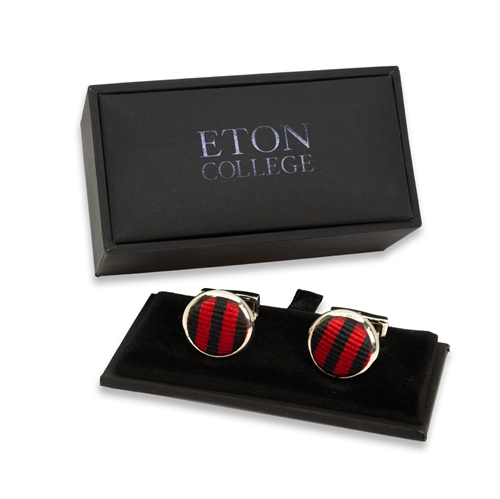 Show details for South Lawn Silk Woven Cufflinks